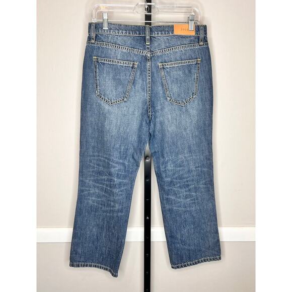 Joie Evie Relaxed Straight Crop Denim Blue Jeans in Venice Beach Size 27 NWT - Picture 6 of 9